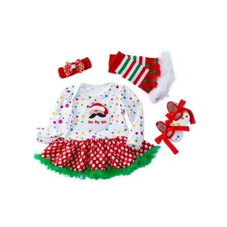 Grianlook Girls 4Pcs Christmas Outfits Clothes Polka Dot Leg Warmer Set Crew Neck Fall Romper Sets Travel Cute Headband Suits Shoes Long Sleeve Style-D 59cm
Grianlook Girls 4Pcs Christmas Outfits Clothes Polka Dot Leg Warmer Set Crew Neck Fall Romper Sets Travel Cute Headband Suits Shoes Long Sleeve Style-D 59cm