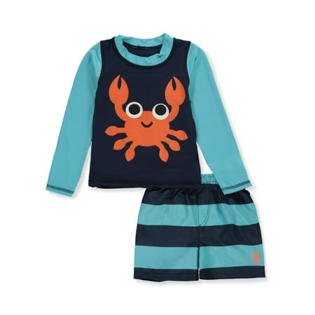 French Bull Baby Boys 2-Piece Crab Swimsuit Set - turquoise/multi 12 months (Infant)
French Bull Baby Boys 2-Piece Crab Swimsuit Set - turquoise/multi 12 months (Infant)