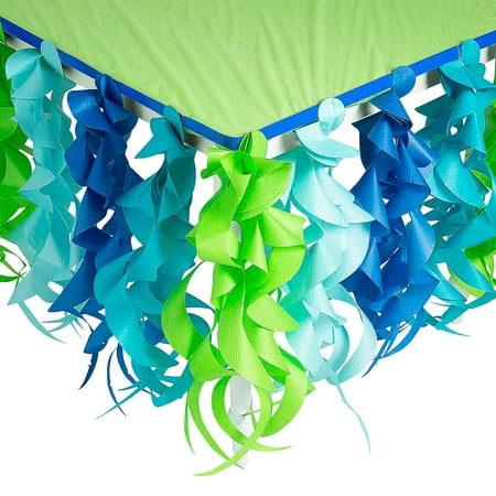 Under the Sea Swirl Table Skirt Party Supplies Birthday 1 Pieces