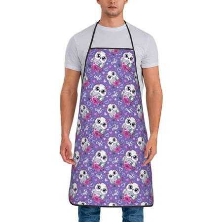 Jgfou Owl And Flowers Print Anti-fouling Apron for Men Women Waterproof Oil-Proof Kitchen Apron with Adjustable Straps Pocket and No-Pill No-Fade Fabric
Jgfou Owl And Flowers Print Anti-fouling Apron for Men Women Waterproof Oil-Proof Kitchen Apron with Adjustable Straps Pocket and No-Pill No-Fade Fabric