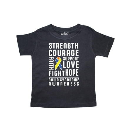 Inktastic Down Syndrome Awareness Strenth Courage Support Gift Toddler Boy or Toddler Girl T-Shirt
Inktastic Down Syndrome Awareness Strenth Courage Support Gift Toddler Boy or Toddler Girl T-Shirt