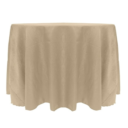 Ultimate Textile (5 Pack) Damask Kenya 102-Inch Round Tablecloth - Home Dining Collection - Snakeskin Jacquard Design Sand Beige
Ultimate Textile (5 Pack) Damask Kenya 102-Inch Round Tablecloth - Home Dining Collection - Snakeskin Jacquard Design Sand Beige