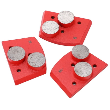Domqga Sanding Pad 3Pcs Grinding Pads Red Trapezoid 30# Grit 2 Cylindrical Teeth for Concrete Polishing 30
Domqga Sanding Pad 3Pcs Grinding Pads Red Trapezoid 30# Grit 2 Cylindrical Teeth for Concrete Polishing 30