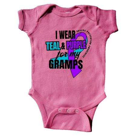 Inktastic Suicide Prevention I Wear Teal and Purple for My Gramps Gift Baby Boy or Baby Girl Bodysuit
Inktastic Suicide Prevention I Wear Teal and Purple for My Gramps Gift Baby Boy or Baby Girl Bodysuit