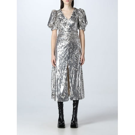 Rotate Dress Woman Silver Woman