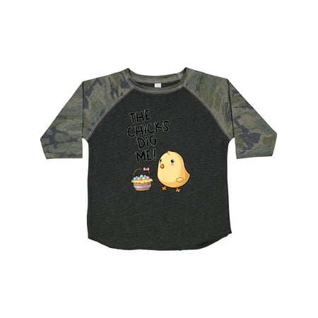 Inktastic The Chicks Dig Me Easter Baby Chick with Basket and Eggs Gift Toddler Boy or Toddler Girl T-Shirt
Inktastic The Chicks Dig Me Easter Baby Chick with Basket and Eggs Gift Toddler Boy or Toddler Girl T-Shirt