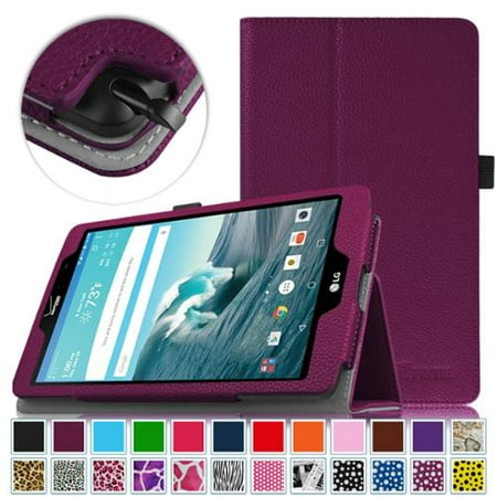 LG G Pad X8.3 Inch (4G LTE Verizon Wireless VK815) Android Tablet Case - Fintie Folio Cover with Auto Sleep\/Wake, Purple