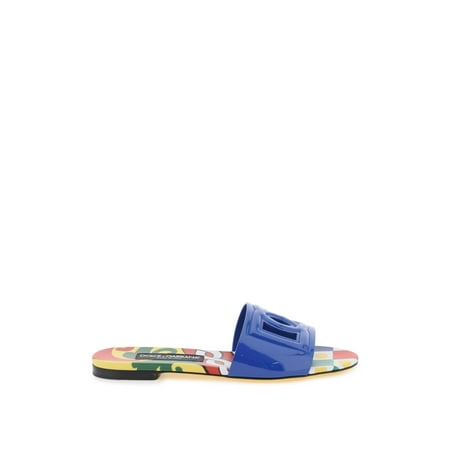 Dolce & Gabbana Carretto Print Slides Women