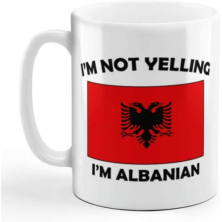 Not Yelling I Am Albanian Albania Albanians Ceramic Coffee Tea Mug Cup Holiday Christmas Hanukkah Gift For Men & Women
Not Yelling I Am Albanian Albania Albanians Ceramic Coffee Tea Mug Cup Holiday Christmas Hanukkah Gift For Men & Women