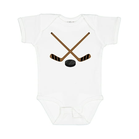Inktastic Sports Hockey Sticks Gift Baby Boy or Baby Girl Bodysuit