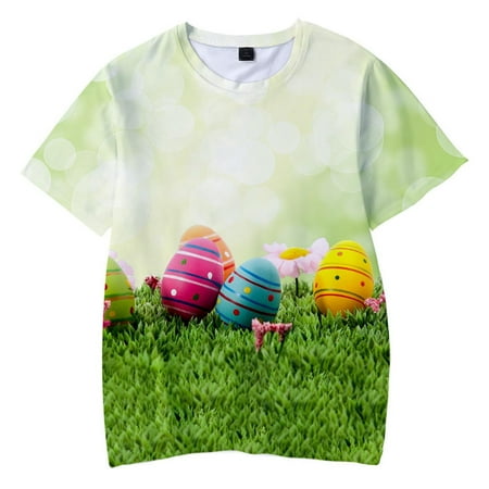 Bjutir Summer T-Shirts For Boys Toddler Kids New 3D Digital Printed Short Sleeve T Shirt Easter Eggs For Boy And Girl Out Wear Easter Gift For 4-5 Years
Bjutir Summer T-Shirts For Boys Toddler Kids New 3D Digital Printed Short Sleeve T Shirt Easter Eggs For Boy And Girl Out Wear Easter Gift For 4-5 Years
