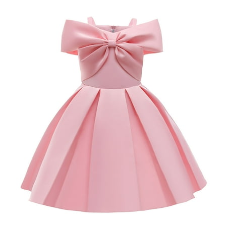 Summer Savings Clearance 2023! loopsun Toddler Girls Solid Color Temperament Bowknot Off Shoulder Pleated Skirt Birthday Party Gown Long Dresses Pink 8-9 Years(8-9Y)
Summer Savings Clearance 2023! loopsun Toddler Girls Solid Color Temperament Bowknot Off Shoulder Pleated Skirt Birthday Party Gown Long Dresses Pink 8-9 Years(8-9Y)