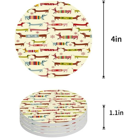KXMDXA Cow Set of 8 Round Coaster for Drinks Absorbent Ceramic Stone Coasters Cup Mat with Cork Base for Home Kitchen Room Coffee Table Bar Decor
KXMDXA Cow Set of 8 Round Coaster for Drinks Absorbent Ceramic Stone Coasters Cup Mat with Cork Base for Home Kitchen Room Coffee Table Bar Decor