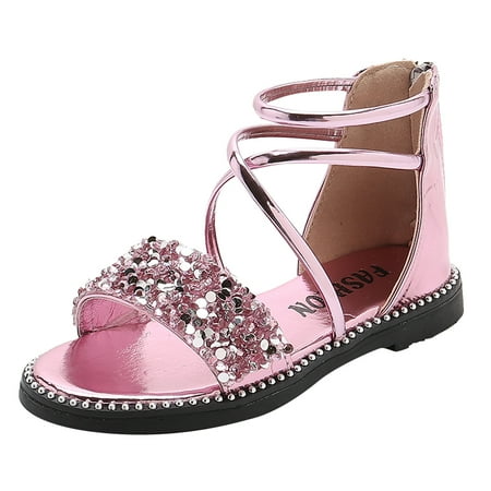 Little Girls Sandals Childrens Summer Baby Rhinestone Sequin Princess Dancing Single Beach Casual Shoes 28 ( - )
Little Girls Sandals Childrens Summer Baby Rhinestone Sequin Princess Dancing Single Beach Casual Shoes 28 ( - )