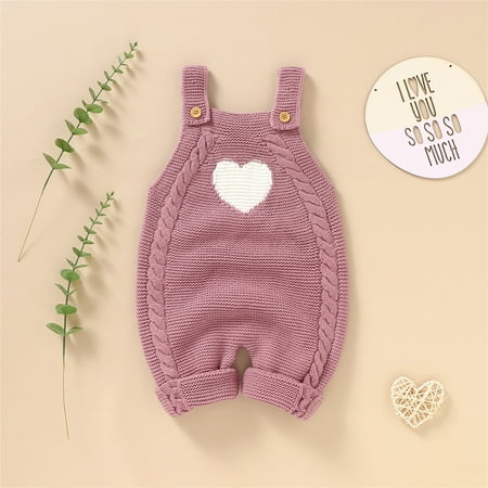 Hunpta Newborn Infant Baby Knit Romper Cotton Sleeveless Boy Girl Sweater Clothes Heart Pattern Jumpsuit 1 Piece Outfits
Hunpta Newborn Infant Baby Knit Romper Cotton Sleeveless Boy Girl Sweater Clothes Heart Pattern Jumpsuit 1 Piece Outfits