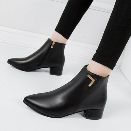 Tdoqot 2023 Boots for Women- Christmas Gifts Casual Mid-Heel Chunky Heel Women s Ankle Boots Dark Gray 37
Tdoqot 2023 Boots for Women- Christmas Gifts Casual Mid-Heel Chunky Heel Women s Ankle Boots Dark Gray 37