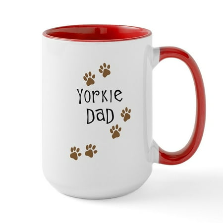 CafePress - Yorkie Dad Ceramic Mug - 15 oz Ceramic Large Mug