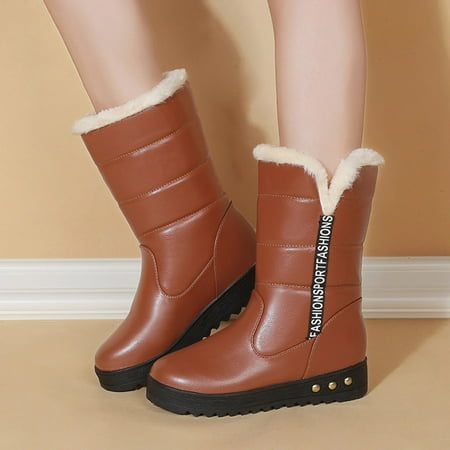 ZMHEGW Women Boots Winter Snow Flat Bottom Non Slip Round Toe Solid Color Zipper Short Plus Size h Warm And Comtable Boots Shoes
ZMHEGW Women Boots Winter Snow Flat Bottom Non Slip Round Toe Solid Color Zipper Short Plus Size h Warm And Comtable Boots Shoes