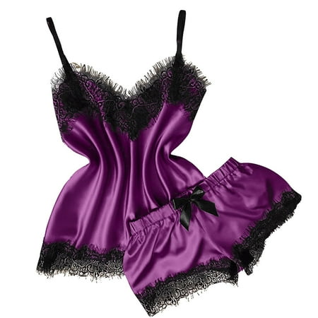 Plus Size Lingerie With Underwire V-Neck Eyelash Lace Stain Camisole Pajamas Bowknot Shorts Set Sleepwear Nightgown
Plus Size Lingerie With Underwire V-Neck Eyelash Lace Stain Camisole Pajamas Bowknot Shorts Set Sleepwear Nightgown