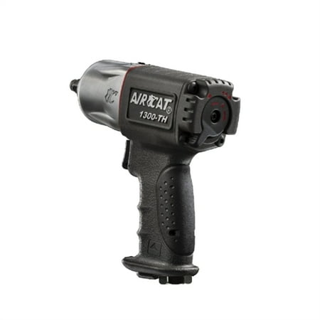 AirCat 3\/8-Inch Composite Air Impact Wrench with Super Clutch Twin Hammer Mechanism 1300-TH-A