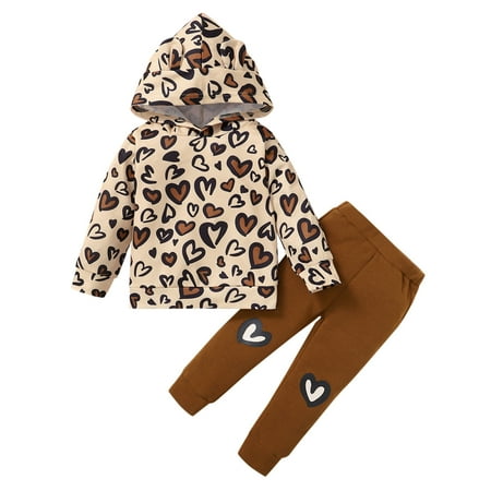 Toddler Girls Outfit Sets Kids Baby Cute Cartoon Patchwork Long Sleeve Hooded Sweatshirt Blouse Tops Print Pants Trousers Outfit Set 2Pcs Clothes
Toddler Girls Outfit Sets Kids Baby Cute Cartoon Patchwork Long Sleeve Hooded Sweatshirt Blouse Tops Print Pants Trousers Outfit Set 2Pcs Clothes