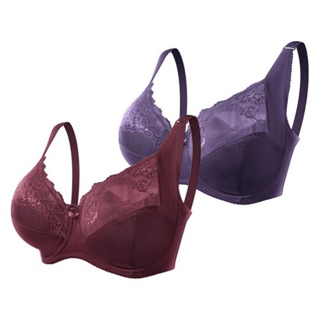 Oversized Bras for Women - Thin Lace Gathering Solid Color Soft Breathable Simple Adjustable Bralette Large G Cup Full Coverage Bra(2-Packs)
Oversized Bras for Women - Thin Lace Gathering Solid Color Soft Breathable Simple Adjustable Bralette Large G Cup Full Coverage Bra(2-Packs)