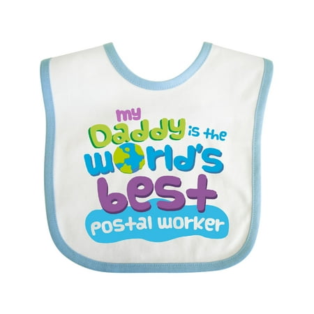 Inktastic My Daddy is the World’s Best Postal Worker Gift Baby Boy or Baby Girl Bib
Inktastic My Daddy is the World’s Best Postal Worker Gift Baby Boy or Baby Girl Bib