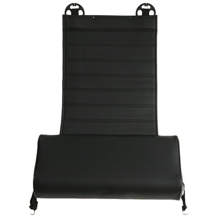 Universal Car Leather Leg Pad Support Extension Mat Support Leg Leather Cushion Knee Pad Memory Black