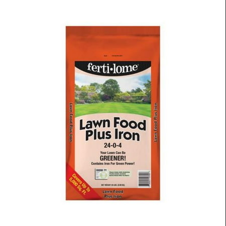 fertilome lawn iron plus fertilizer 20lb