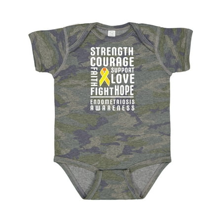 Inktastic Endometriosis Awareness Strength Courage and Support with Yellow Ribbon Gift Baby Boy or Baby Girl Bodysuit
Inktastic Endometriosis Awareness Strength Courage and Support with Yellow Ribbon Gift Baby Boy or Baby Girl Bodysuit