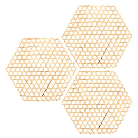 RichYS 3Pcs Woven Bamboo Net Multi-purpose Scentless Natural Manual DIY Hexagonal Table Placemat for Home
RichYS 3Pcs Woven Bamboo Net Multi-purpose Scentless Natural Manual DIY Hexagonal Table Placemat for Home