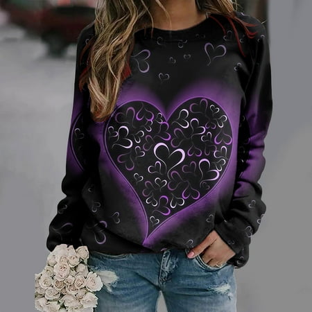 Juebong Love Sweatshirt Love Sweater Valentine s Day Gift for Her Love Gift Idea for Women Valentines Day Sweatshirt Spring Love Top Black shirts for women M
Juebong Love Sweatshirt Love Sweater Valentine s Day Gift for Her Love Gift Idea for Women Valentines Day Sweatshirt Spring Love Top Black shirts for women M