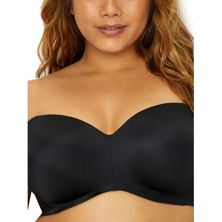 Curvy Couture Womens Smooth Multi-Way Strapless Bra Style-1290