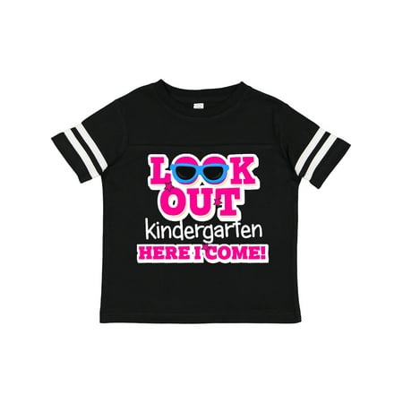 Inktastic Look out Kindergarten Here I Come Gift Toddler Toddler Girl T-Shirt