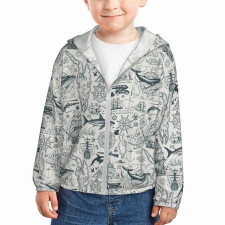 Ocsxa Vintage Sailboats Print Kids Active Zipper Sun Protection Jacket Boys Girls Hooded Cooling Shirt-3 Years
Ocsxa Vintage Sailboats Print Kids Active Zipper Sun Protection Jacket Boys Girls Hooded Cooling Shirt-3 Years