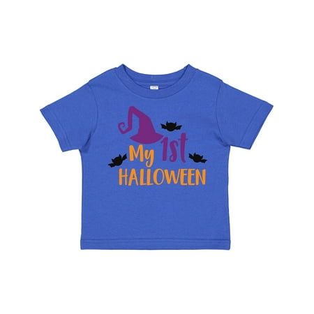 Inktastic My First Halloween Witch Hat Bats - Purple Black Boys or Girls Toddler T-Shirt
Inktastic My First Halloween Witch Hat Bats - Purple Black Boys or Girls Toddler T-Shirt