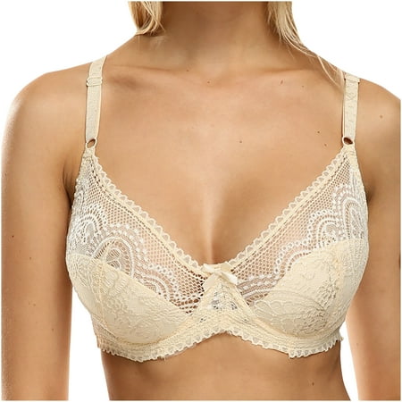 SOOMLON Women Push Up Bra Comfort Bra Double Breasted Lace Bra Daily Bra Fashion Bra Push Up Bras Beige M
SOOMLON Women Push Up Bra Comfort Bra Double Breasted Lace Bra Daily Bra Fashion Bra Push Up Bras Beige M
