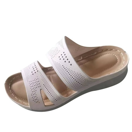 PEASKJP Summer Sandals for Women Trendy Womens Comfortable Cute Flat Thong Sandals Ankle Buckle T-Strap (White 6.5)
PEASKJP Summer Sandals for Women Trendy Womens Comfortable Cute Flat Thong Sandals Ankle Buckle T-Strap (White 6.5)