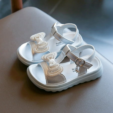 Toddler Sandals on Clearance Infant Kids Baby Girls Pearl Crystal Butterfly Single Princess Shoes Sandals Silver Sandals For Kids Size 3
Toddler Sandals on Clearance Infant Kids Baby Girls Pearl Crystal Butterfly Single Princess Shoes Sandals Silver Sandals For Kids Size 3