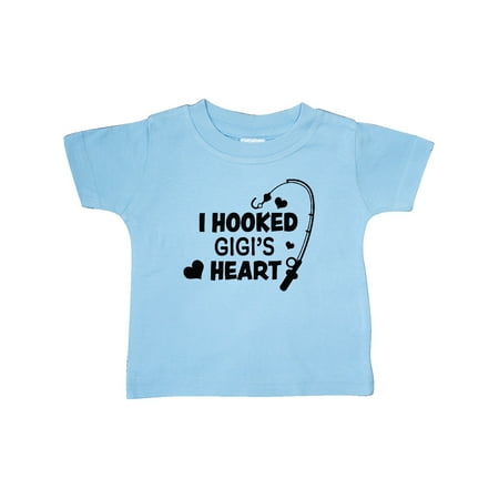 Inktastic I Hooked Gigi s Heart with Fishing Rod Gift Baby Boy or Baby Girl T-Shirt
Inktastic I Hooked Gigi s Heart with Fishing Rod Gift Baby Boy or Baby Girl T-Shirt