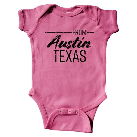 Inktastic From Austin Texas in Black Distressed Text Gift Baby Boy or Baby Girl Bodysuit
Inktastic From Austin Texas in Black Distressed Text Gift Baby Boy or Baby Girl Bodysuit
