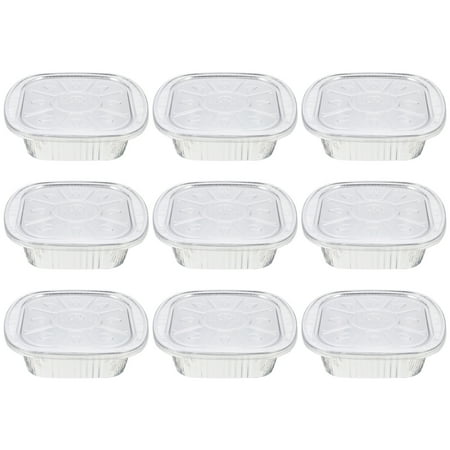 HOMEMAXS 10 Sets of Air Fryer Foil Pan Lidded Aluminum Foil Pans Food Baking Foil Tray
HOMEMAXS 10 Sets of Air Fryer Foil Pan Lidded Aluminum Foil Pans Food Baking Foil Tray