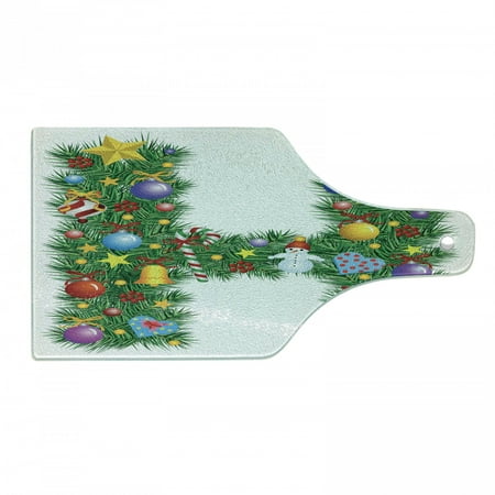 Letter H Cutting Board Uppercase Letter H Pine Tree Pattern with Christmas Celebration Theme Stars Image Tempered Glass Cutting and Serving Board Wine Bottle Shape Multicolor by Ambesonne
Letter H Cutting Board Uppercase Letter H Pine Tree Pattern with Christmas Celebration Theme Stars Image Tempered Glass Cutting and Serving Board Wine Bottle Shape Multicolor by Ambesonne
