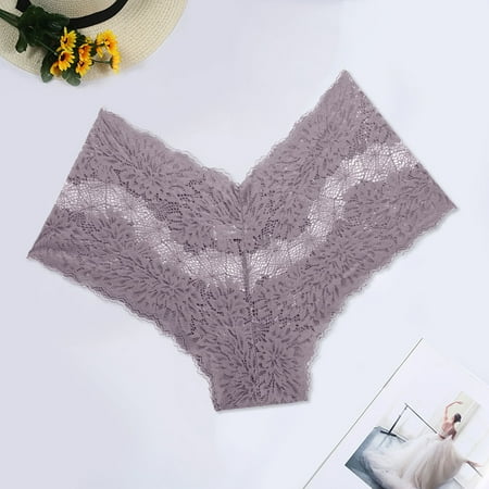 Gubotare Women Panties Lace Womens Sexy Thong Panties Comfortable Low Waist Panties Khaki L
Gubotare Women Panties Lace Womens Sexy Thong Panties Comfortable Low Waist Panties Khaki L