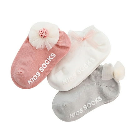 NLAGER Baby Socks 3 Pairs Floor Socks Flower Decor Anti-Slip Cotton Toddlers Slip Socks for Household
NLAGER Baby Socks 3 Pairs Floor Socks Flower Decor Anti-Slip Cotton Toddlers Slip Socks for Household