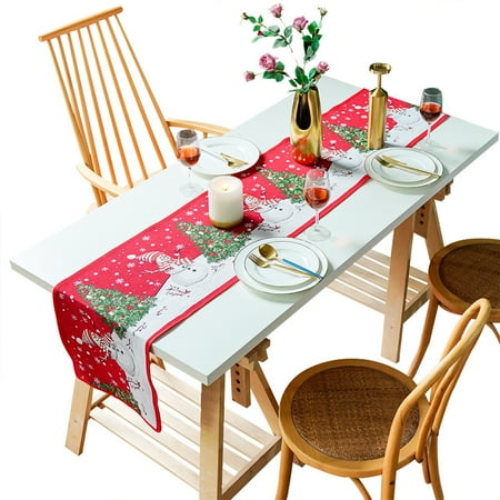 Xmas Table Runner Snownman Beautifully Dustproof Placemats Embroidered Tablecloth Household Holiday Party Wedding Layout Snowman 35*150cm
Xmas Table Runner Snownman Beautifully Dustproof Placemats Embroidered Tablecloth Household Holiday Party Wedding Layout Snowman 35*150cm