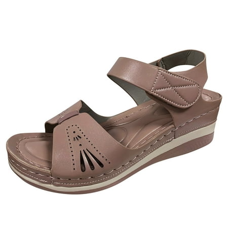 adviicd Women Sandals Flats Strap Shoes Sandals Ladies Solid Color Casual Leather Fish Mouth Hollow Flat Roman Sandals
adviicd Women Sandals Flats Strap Shoes Sandals Ladies Solid Color Casual Leather Fish Mouth Hollow Flat Roman Sandals