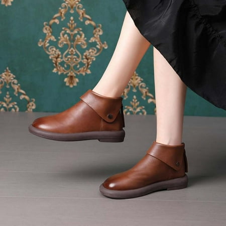 Tdoqot 2023 Boots for Women- Mid-Heel Christmas Gifts Chunky Heel Casual Women s Ankle Boots Brown 37
Tdoqot 2023 Boots for Women- Mid-Heel Christmas Gifts Chunky Heel Casual Women s Ankle Boots Brown 37