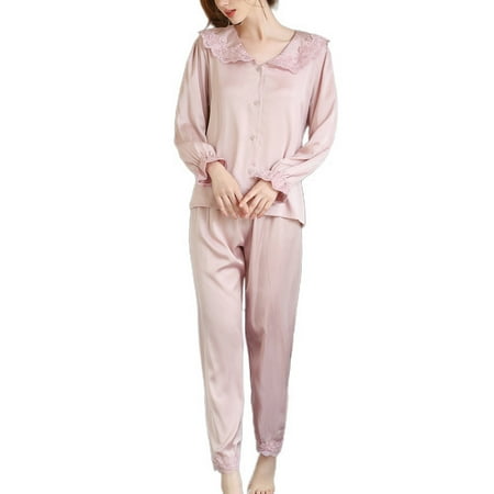 Homgro Women s Satin Pajama Set Summer Pajamas Long Sleeve Soft Cozy Fall Pjs Pink 14
Homgro Women s Satin Pajama Set Summer Pajamas Long Sleeve Soft Cozy Fall Pjs Pink 14