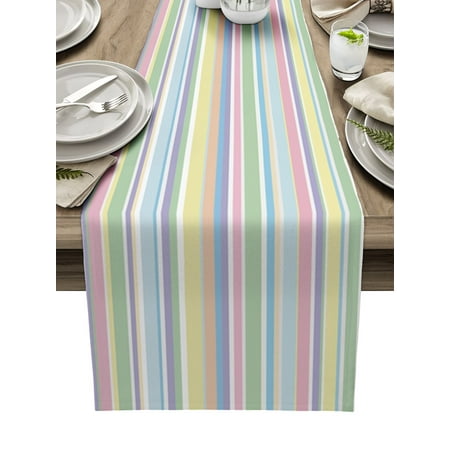Color Vertical Stripes Table Runners Wedding Decor Coffee Table Kitchen Dining Cotton Linen Table Cloths
Color Vertical Stripes Table Runners Wedding Decor Coffee Table Kitchen Dining Cotton Linen Table Cloths